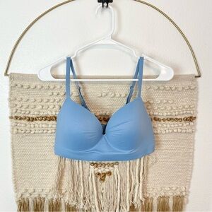 Soma Enbliss Wireless Bra in Soft Blue Size 38B